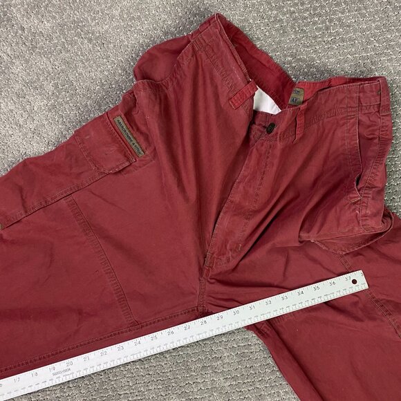 Vintage 90s Y2K Abercrombie & Fitch Cargo Pants Men's Medium Wide Leg Baggy - Picture 13 of 14